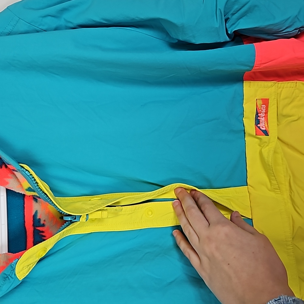Chubbies Colorblock Aztec Fleece Reversible Jacket - Picture 2 of 7